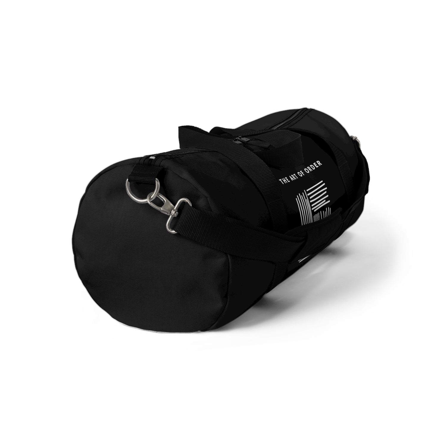 
                  
                    Black Duffel Bag with Print | Motivational Print
                  
                
