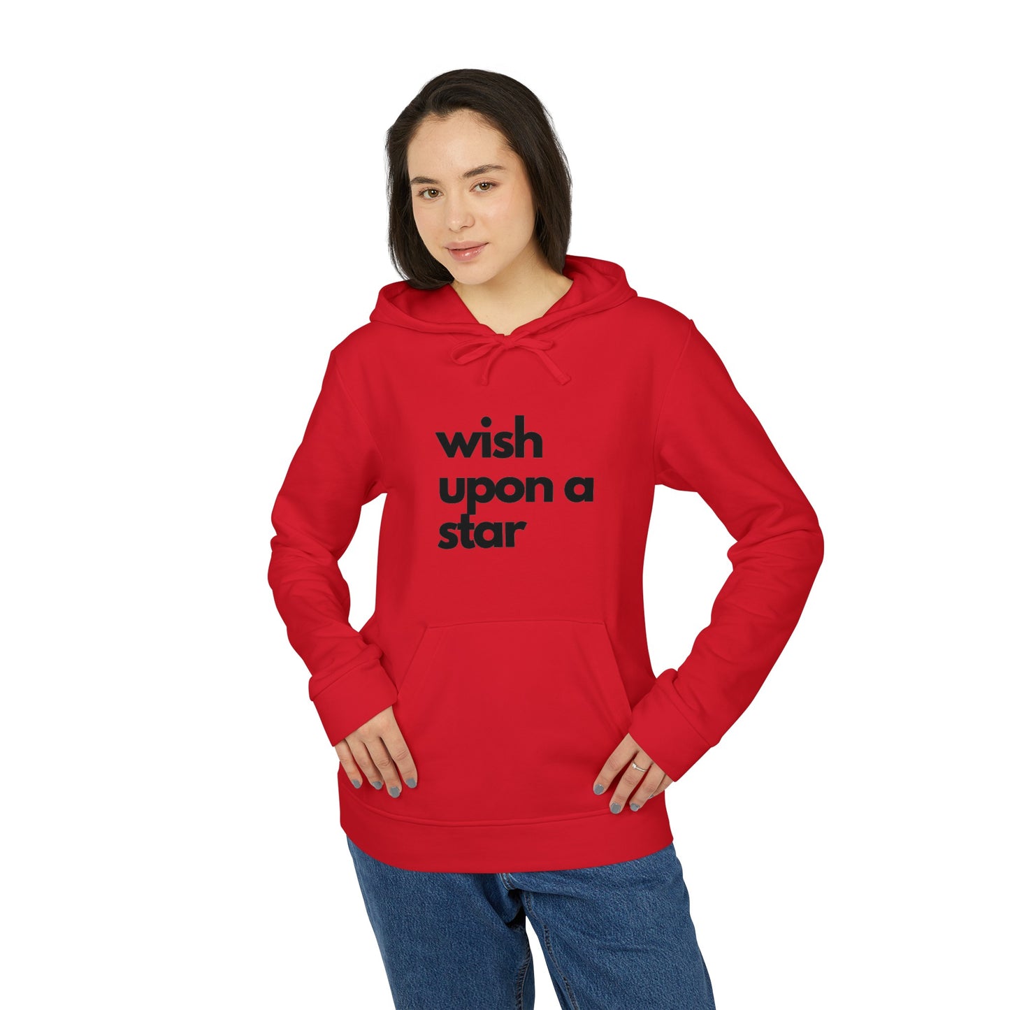 
                  
                    adidas® Red Unisex Fleece Hoodie | Cozy & Stylish Recycled Fabric Sweatshirt
                  
                