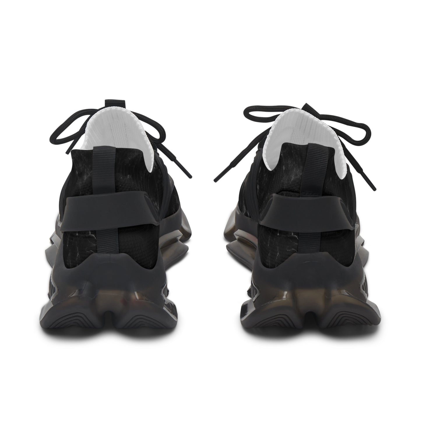 
                  
                    Trendy Black Women's Mesh Sneakers | Footwear with colorful soles
                  
                