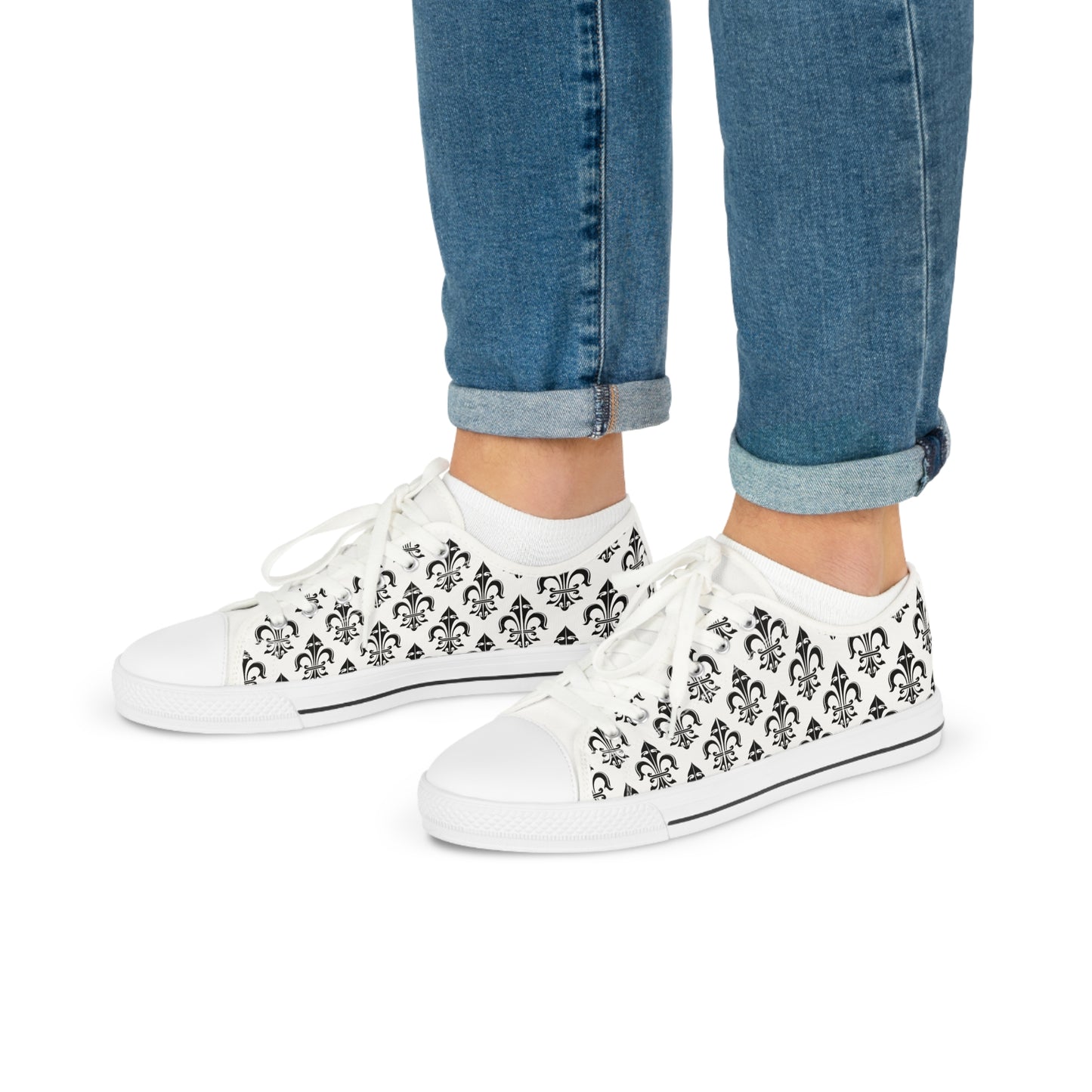 
                  
                    Black & White Low Top Sneakers | Stylish and Versatile Casual Shoes
                  
                