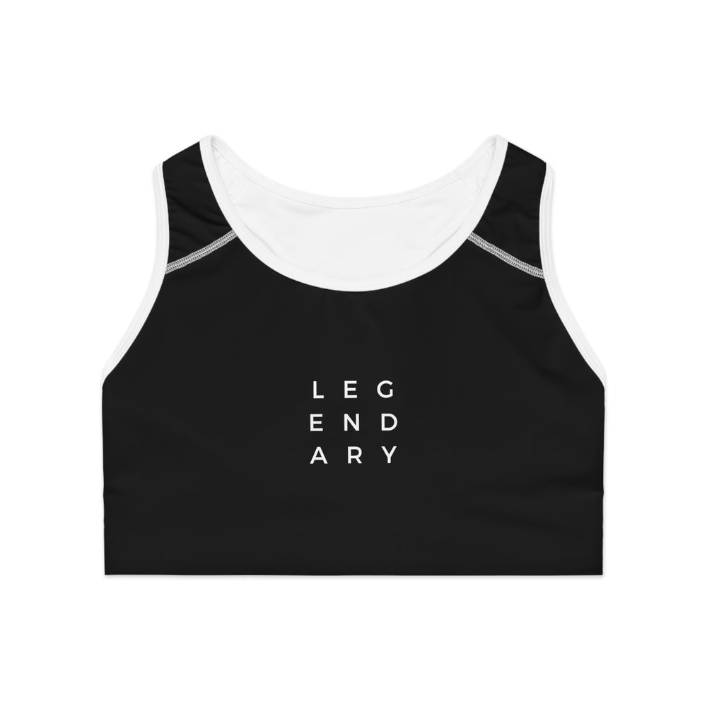 Legendary Sports Bra | Inspirational Print, Supportive Design