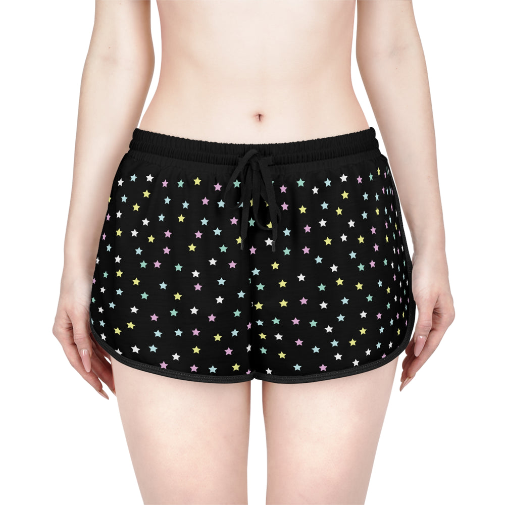 
                  
                    Colorful Stars Relaxed Shorts (AOP) | Fun Summer Style
                  
                