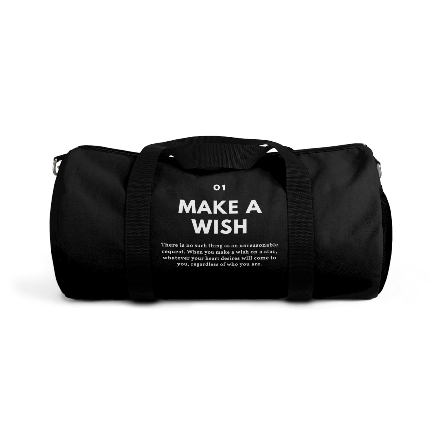 
                  
                    Make A Wish Duffel Bag | Inspirational Statement Design
                  
                