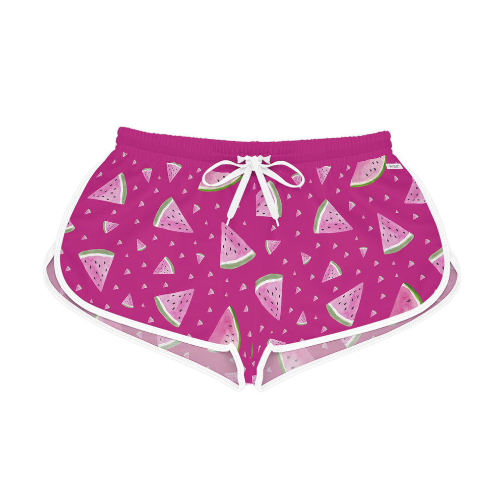 Vibrant Pink Watermelon Relaxed Shorts (AOP) | Fun All-Over Print