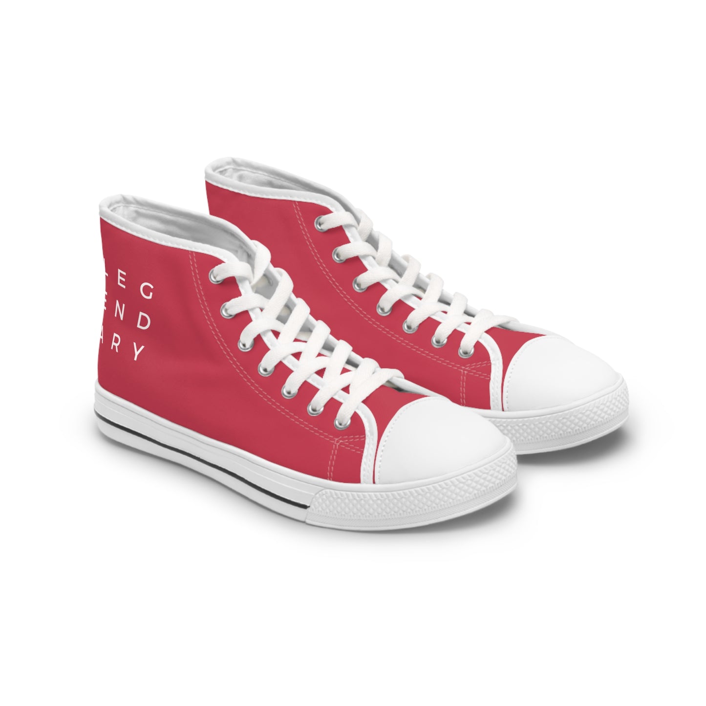 
                  
                    Vibrant Pink Women's High Top Sneakers | LEGENDARY Print
                  
                