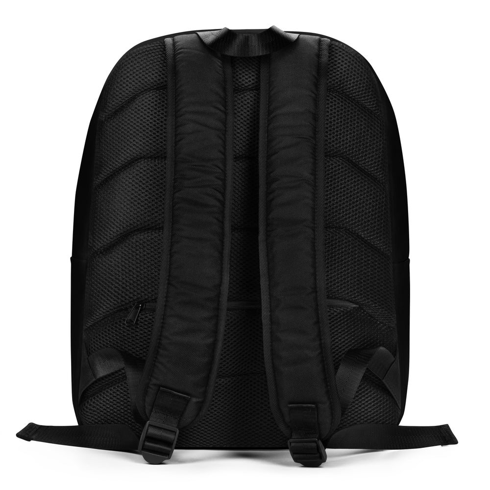 Black Minimalist Backpack with Bold Statement | Sleek and Functional Design