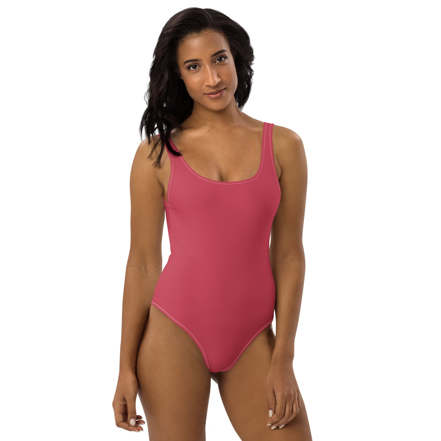 
                  
                    Pink One-Piece Swimsuit | Comfortable Swimwear for Poolside Fun
                  
                