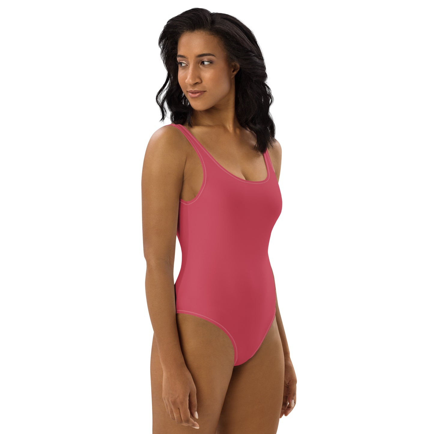 
                  
                    Pink One-Piece Swimsuit | Comfortable Swimwear for Poolside Fun
                  
                