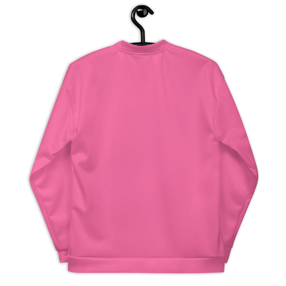 
                  
                    Vibrant Pink Unisex Bomber Jacket | Soft Fleece Lining
                  
                