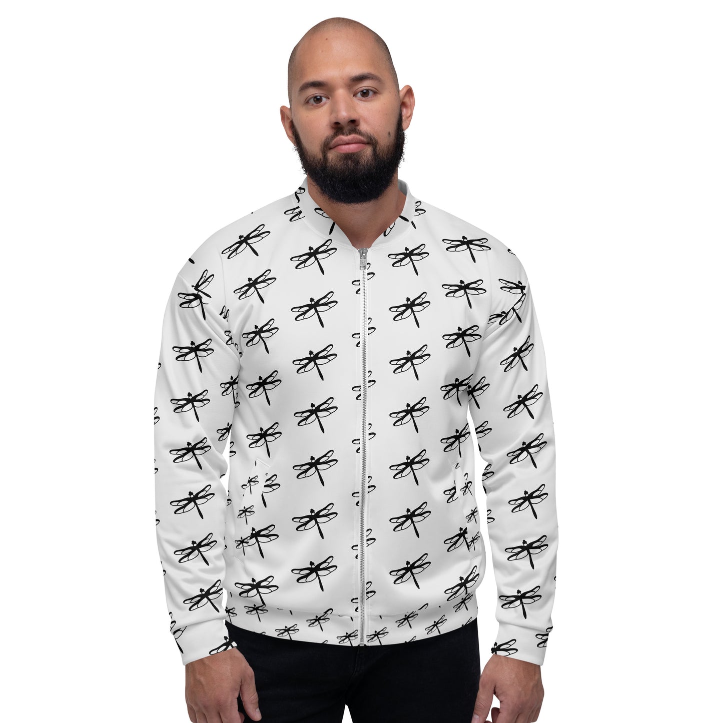 
                  
                    Trendy Bomber Jacket with Black Print | Stylish Outerwear for Any Occasion
                  
                