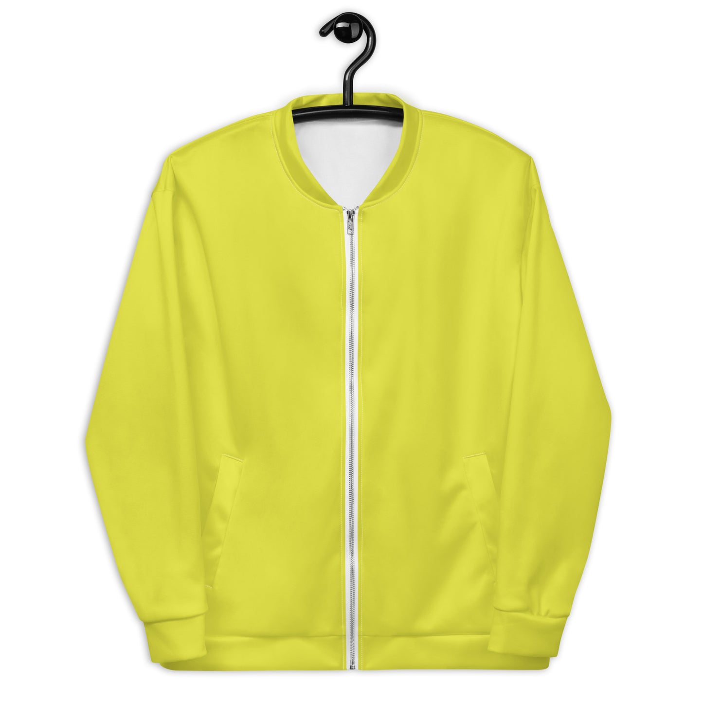 
                  
                    Vibrant Yellow Unisex Bomber Jacket | Stylish Fleece Lining
                  
                