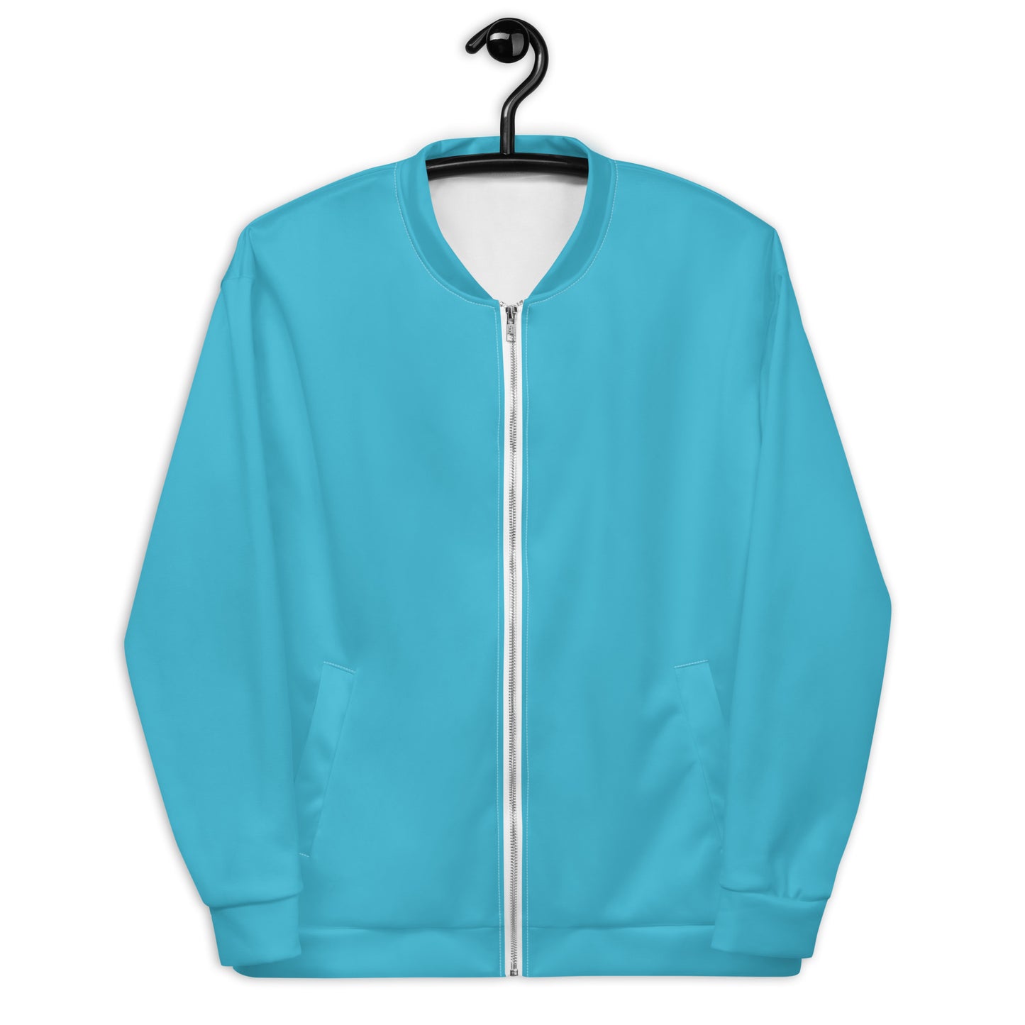 
                  
                    Vibrant Blue Unisex Bomber Jacket | Soft Fleece Lining
                  
                