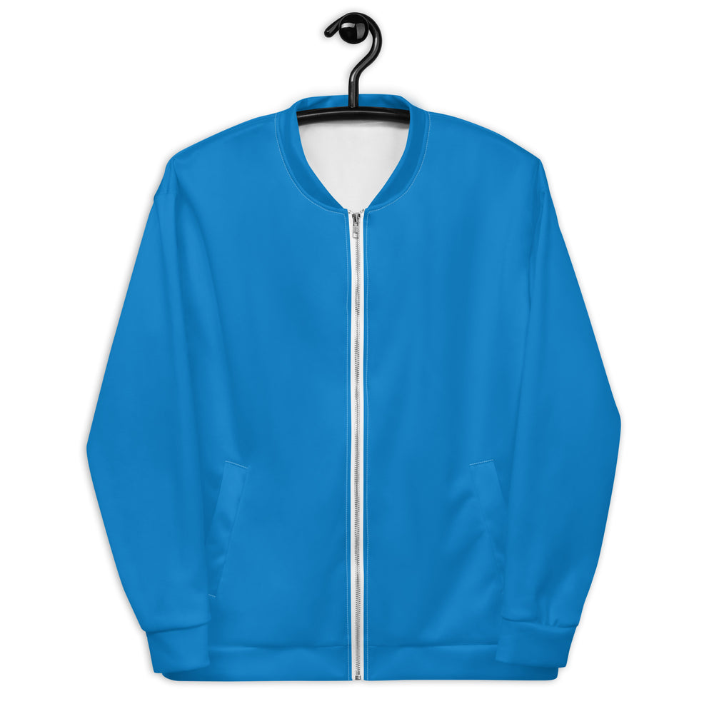 
                  
                    Vibrant Blue Unisex Bomber Jacket | Stylish and Trendy Outerwear
                  
                