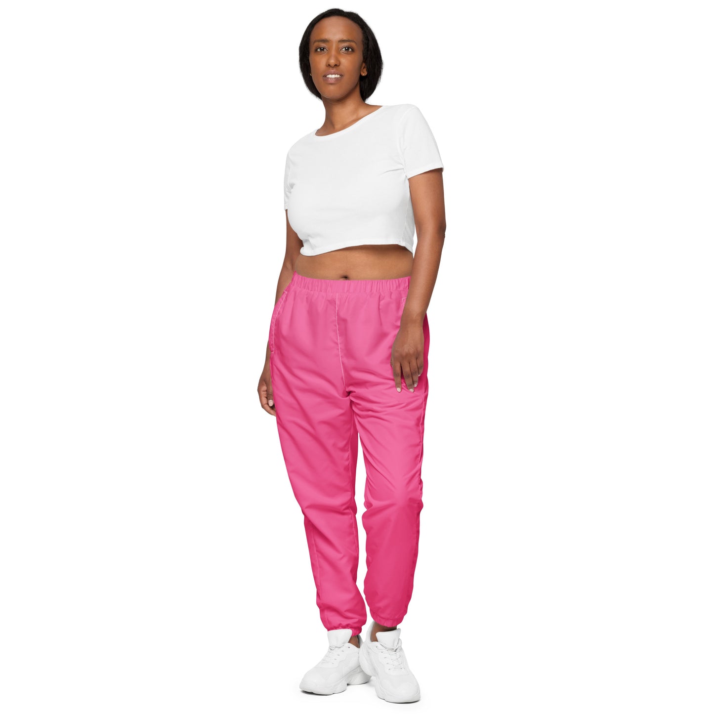 
                  
                    Vibrant Pink Unisex Track Pants | Trendy and Edgy Activewear
                  
                