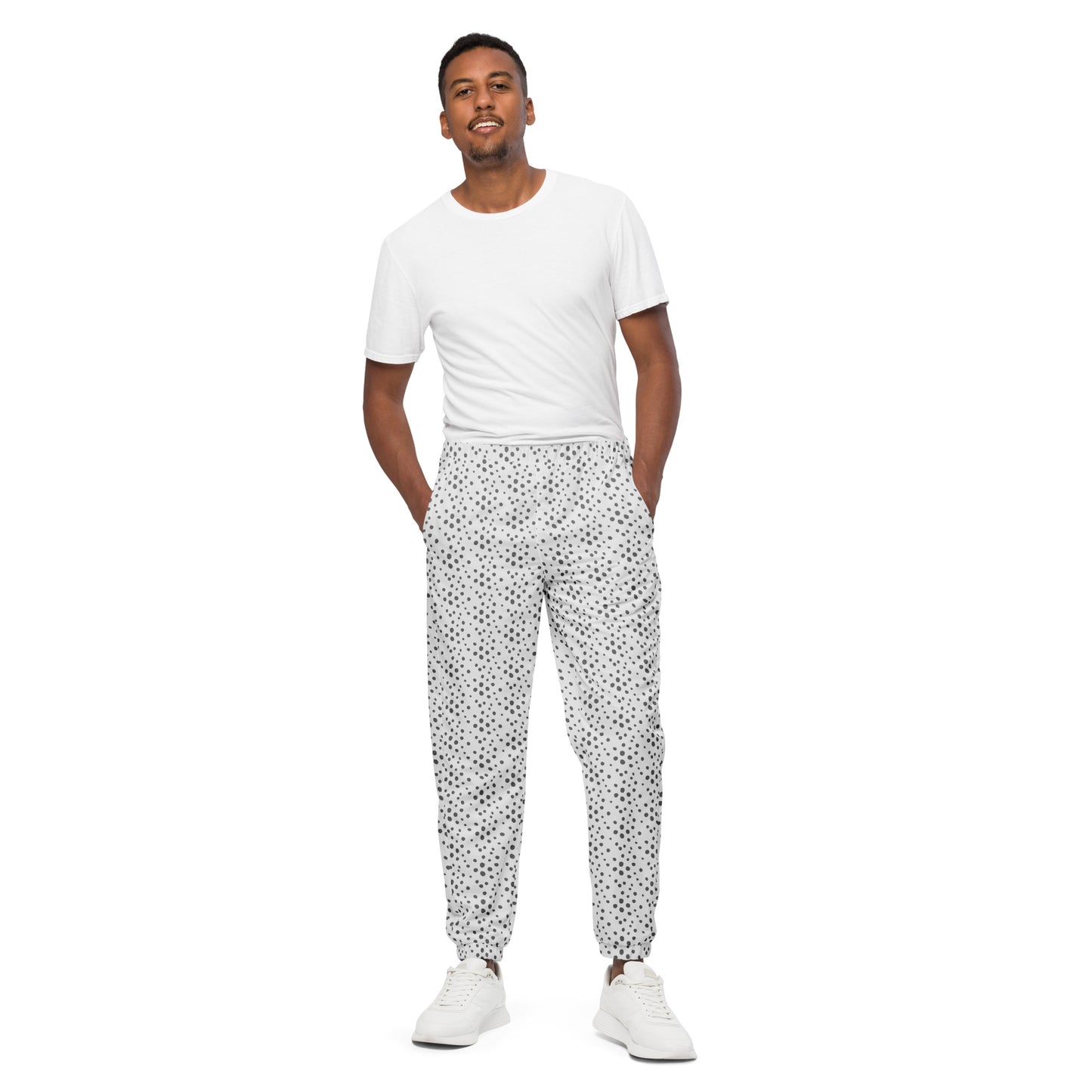 
                  
                    Trendy Unisex track pants | Black & White Print
                  
                