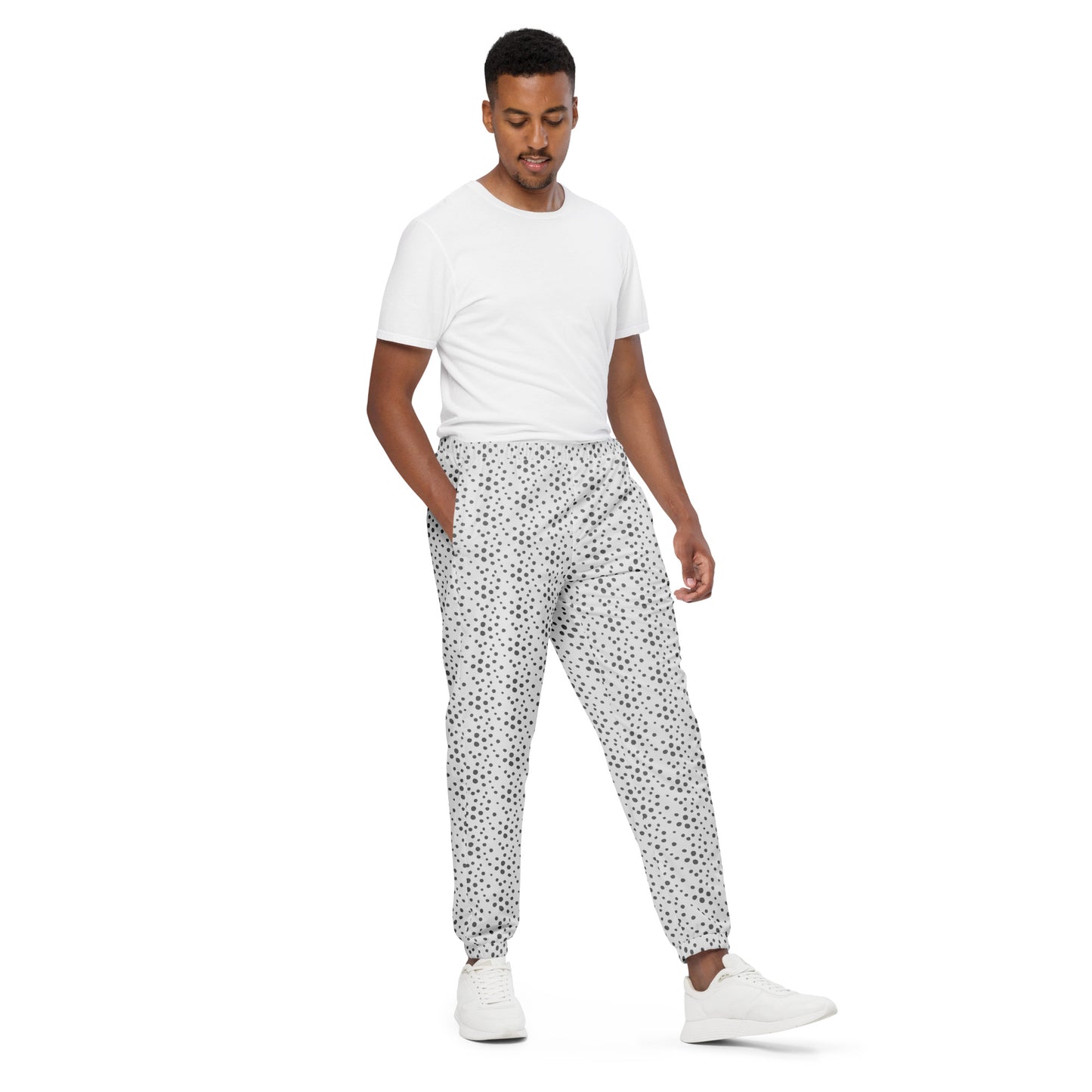 
                  
                    Trendy Unisex track pants | Black & White Print
                  
                