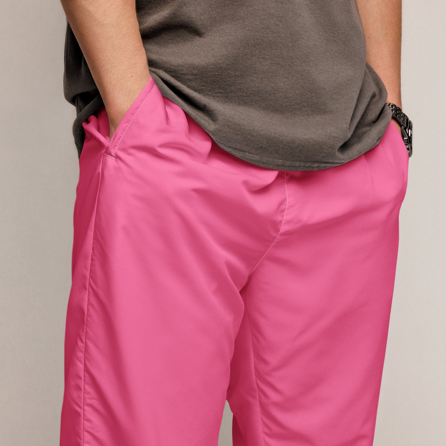 
                  
                    Vibrant Pink Unisex Track Pants | Trendy and Edgy Activewear
                  
                