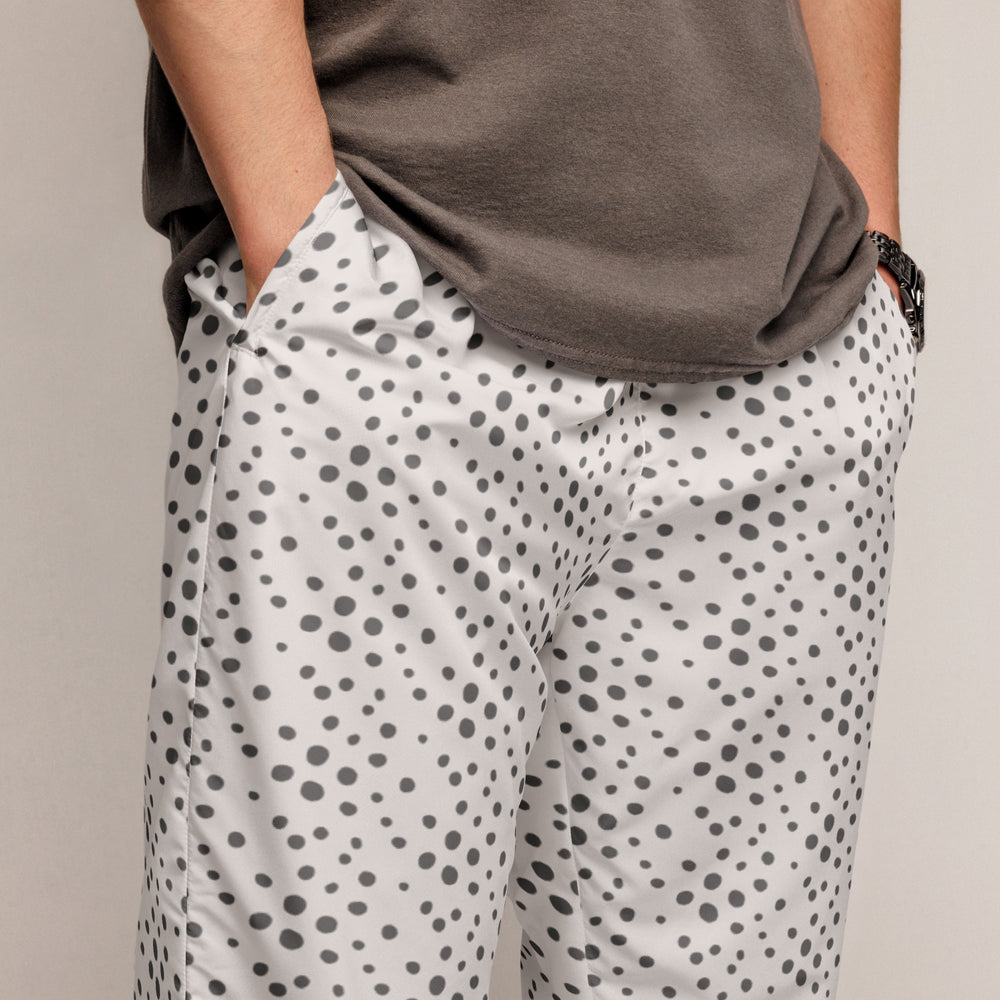 
                  
                    Trendy Unisex track pants | Black & White Print
                  
                