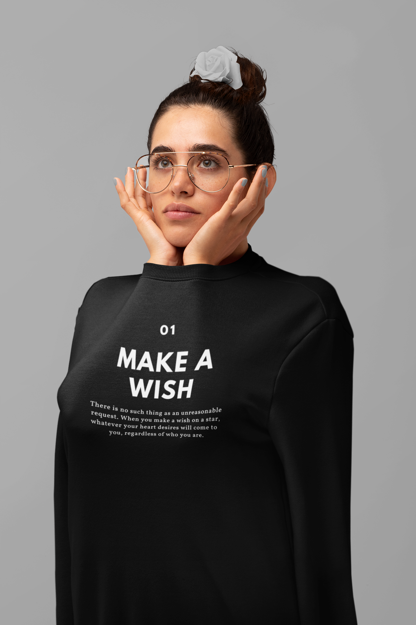 
                  
                    Make A Wish Black Unisex Sweatshirt | Cozy, Stylish Outerwear for All Seasons
                  
                