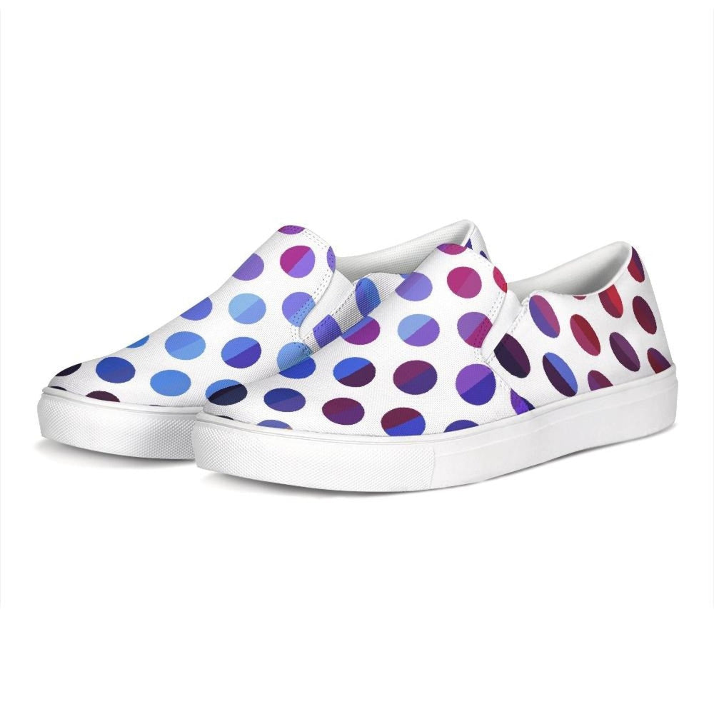 
                  
                    Athletic Sneakers | Low Cut Polka Dot Canvas Slip-on Sports Shoes
                  
                