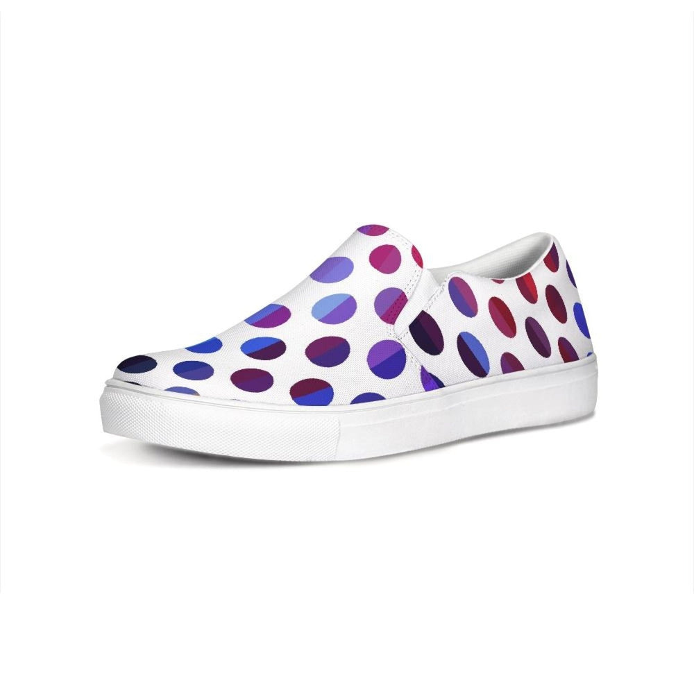 
                  
                    Athletic Sneakers | Low Cut Polka Dot Canvas Slip-on Sports Shoes
                  
                