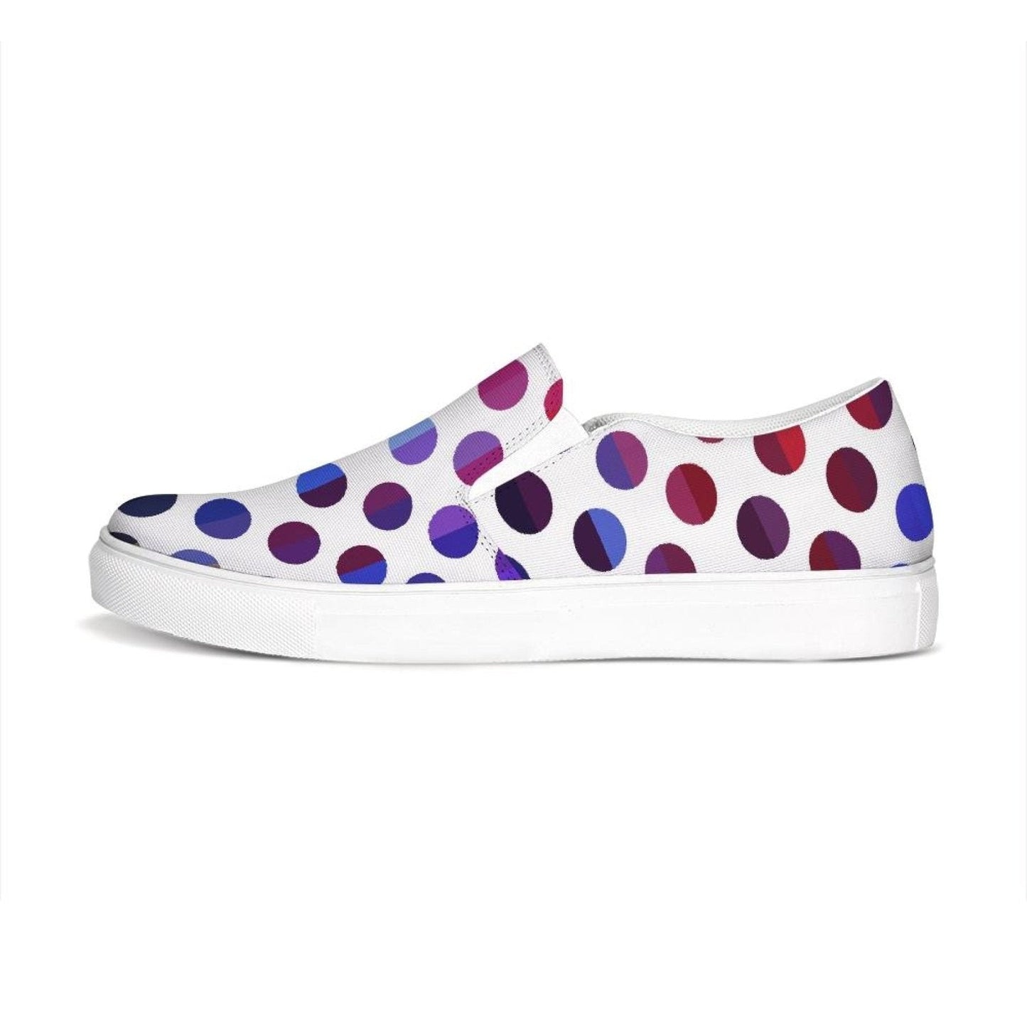 
                  
                    Athletic Sneakers | Low Cut Polka Dot Canvas Slip-on Sports Shoes
                  
                