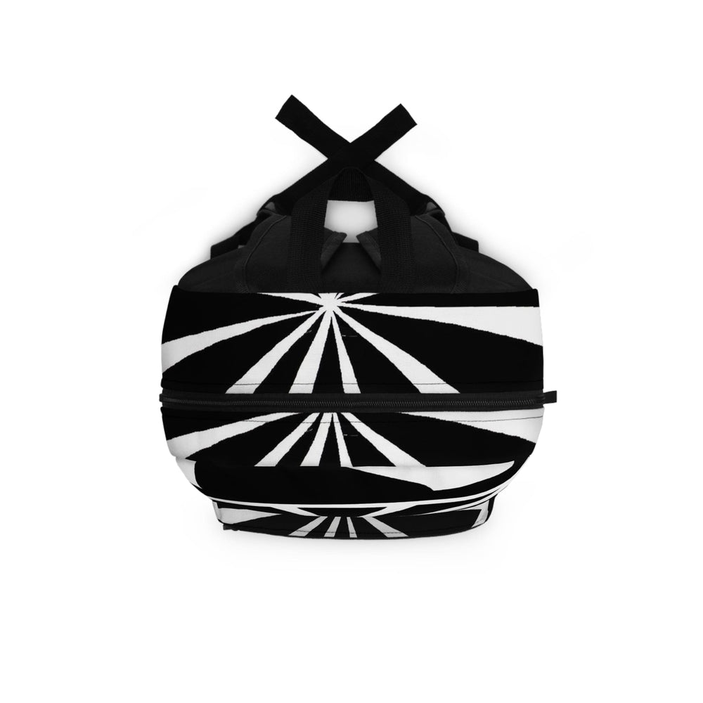 
                  
                    Backpack - Large Water-resistant Bag, Black And White Geometric Pattern
                  
                