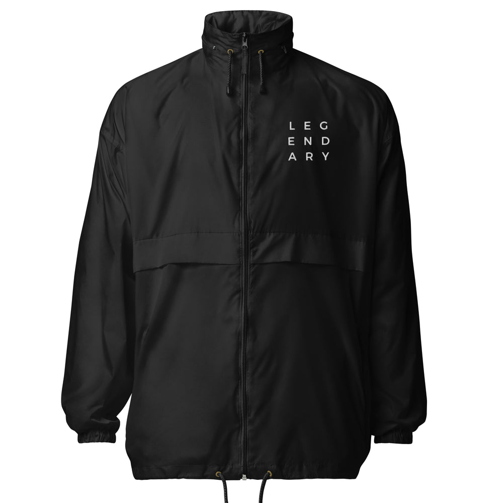 Legendary Black windbreaker | Water-repellent