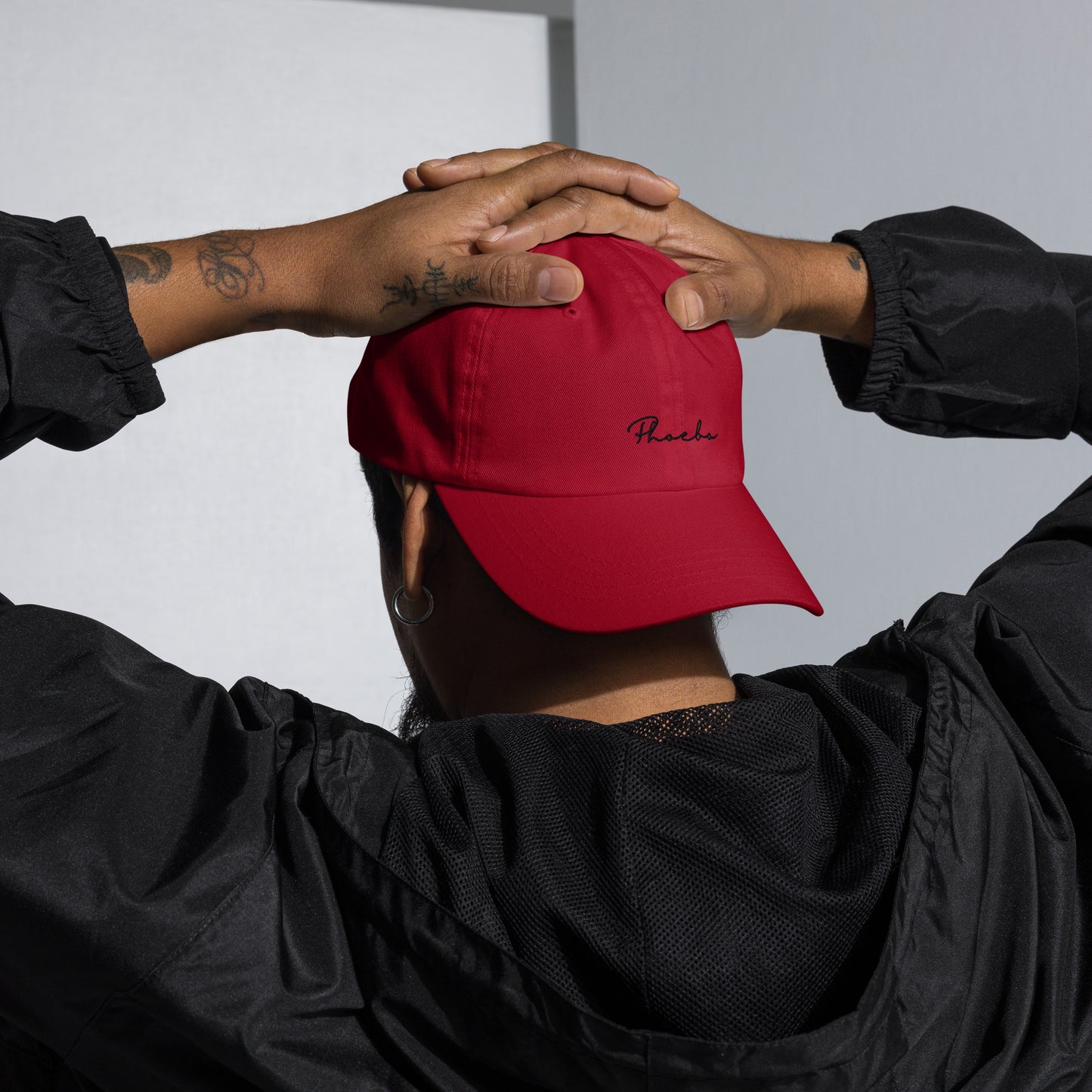 
                  
                    Phoebo Red Hat with Print | Bold Red for Everyday Wear
                  
                