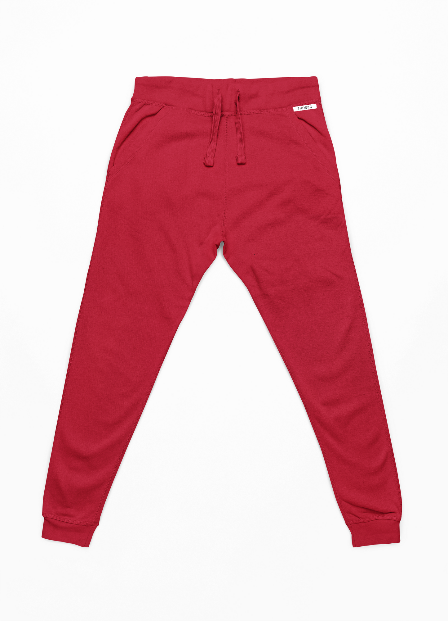 
                  
                    Phoebo Red Athletic Joggers | Comfortable Performance Wear
                  
                