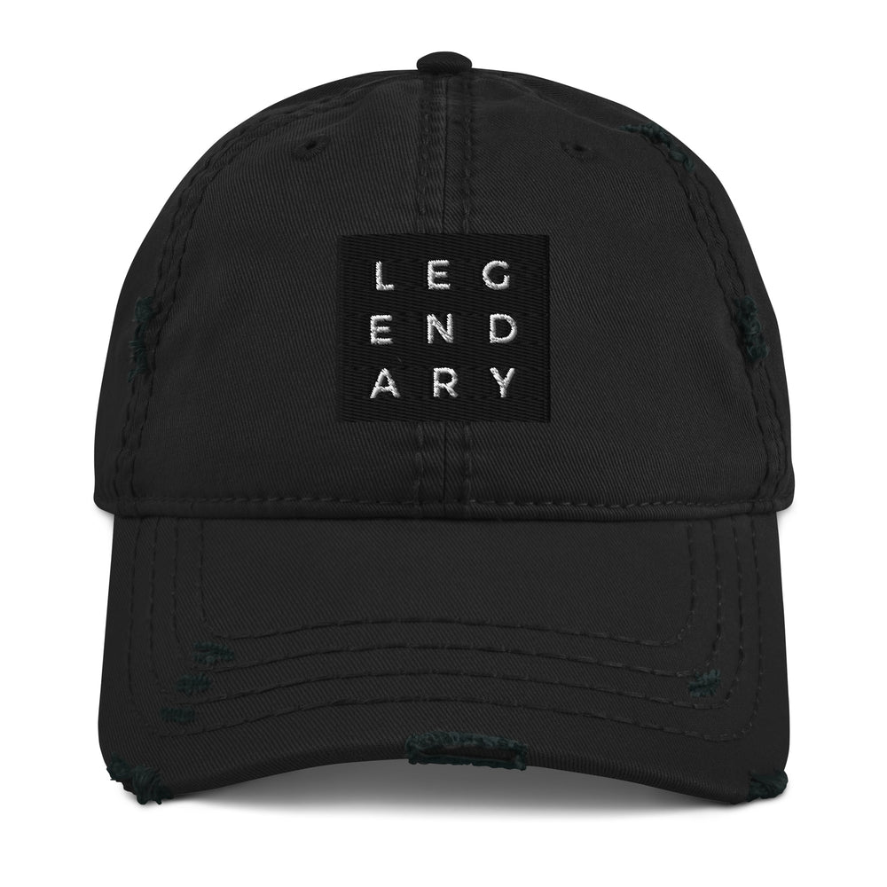 Legendary Black Distressed Hat | Where Fashion Meets Attitude