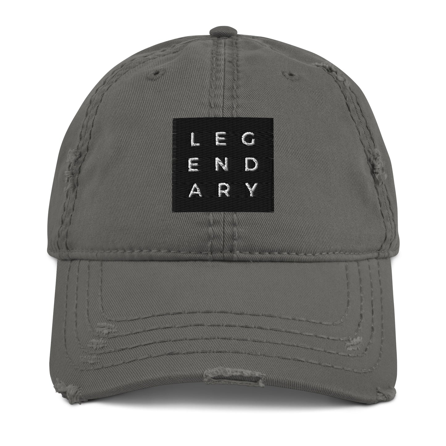 
                  
                    Legendary Print Grey Distressed Hat | Stylish Cap for All Occasions
                  
                