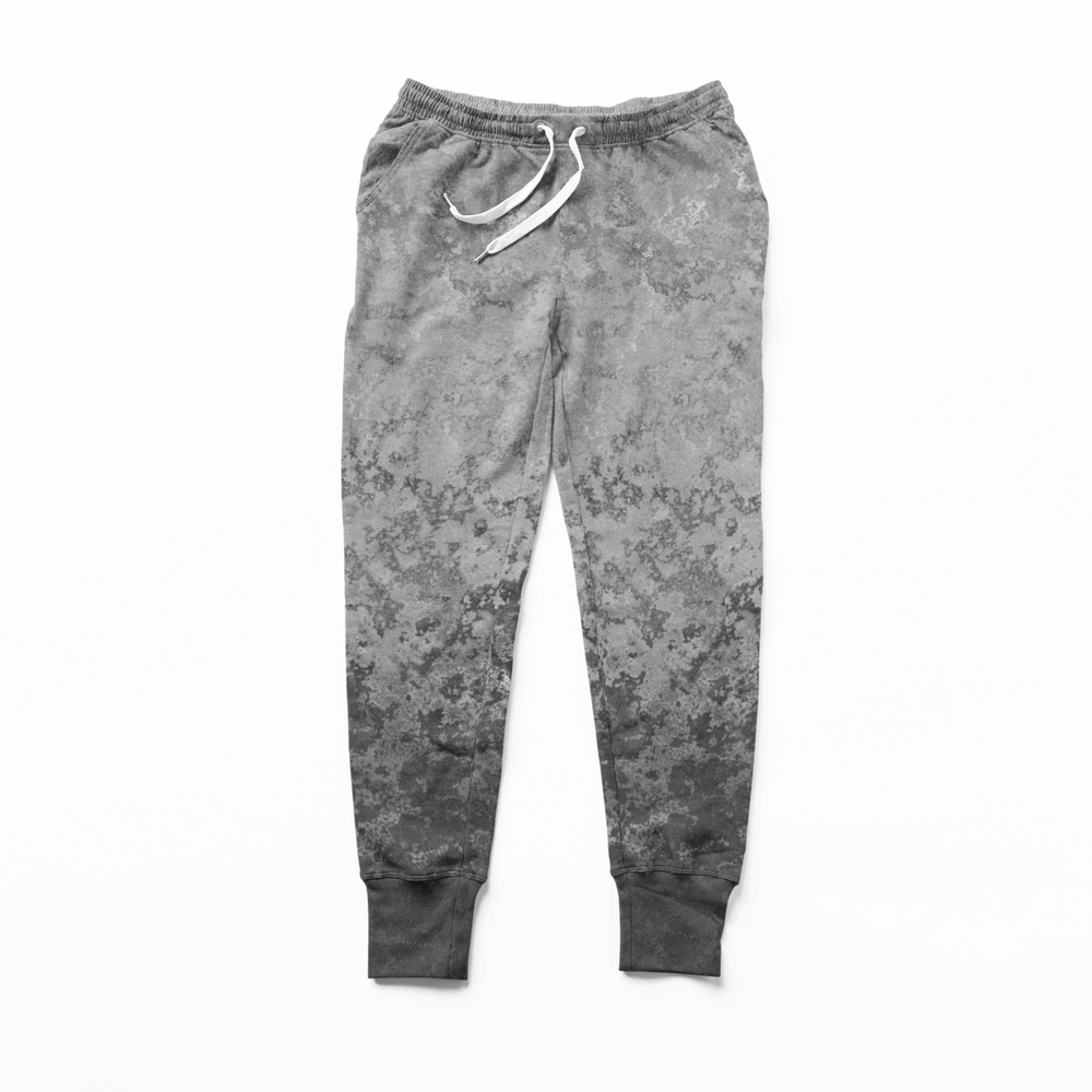 Distressed Grey Athletic Joggers (AOP) | Trendy & Edgy Joggers