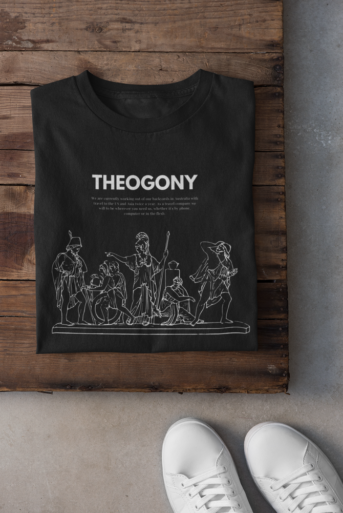 
                  
                    Black Premium t-shirt |Ancient Greek Heroes Print
                  
                