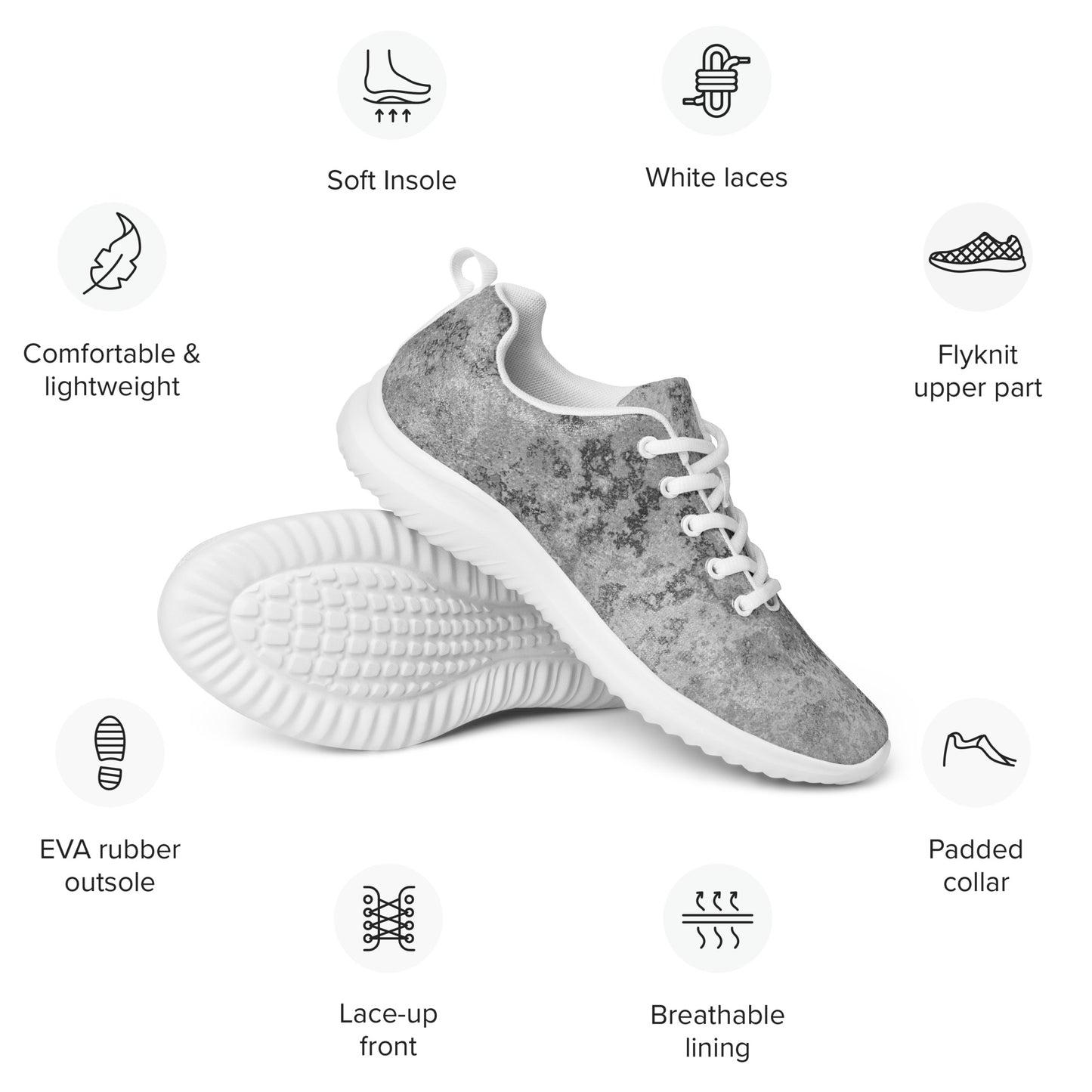 
                  
                    Grey Men’s Athletic Shoes | Lightweight, Comfortable Footwear
                  
                