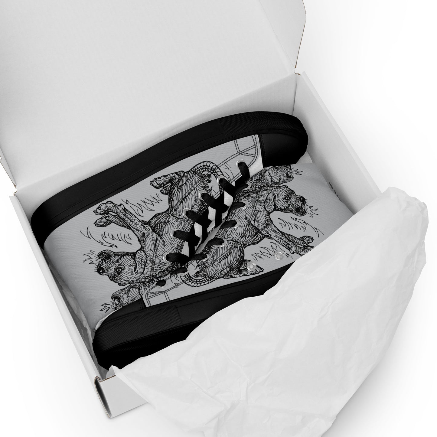
                  
                    Grey Men’s high top shoes | Mythical Creature
                  
                