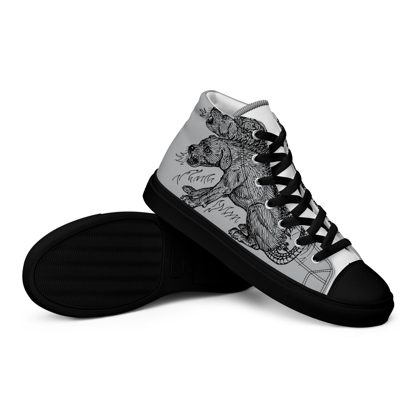 
                  
                    Grey Men’s high top shoes | Mythical Creature
                  
                