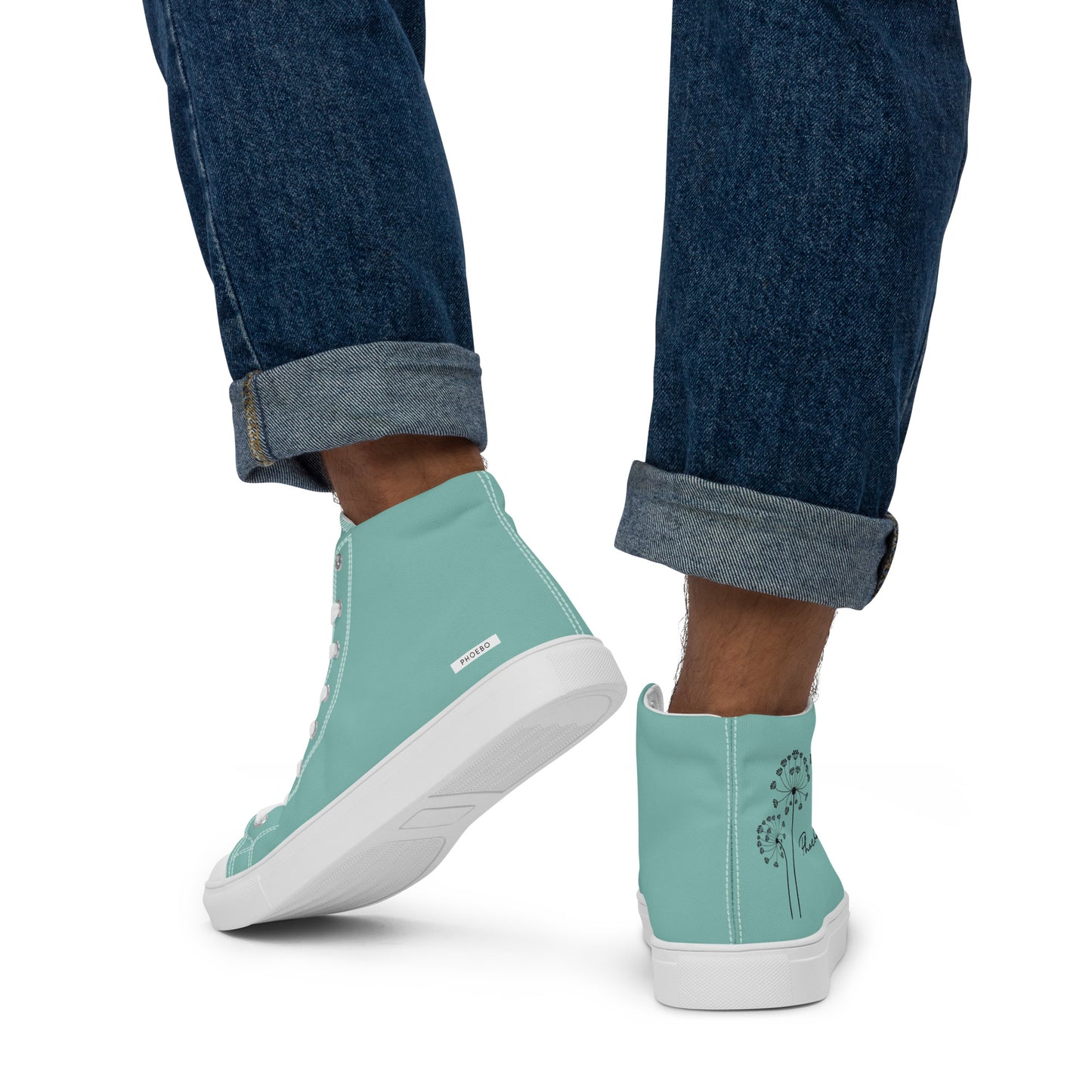 
                  
                    Light Blue Men’s High Top Shoes | Trendy and Comfortable Footwear
                  
                