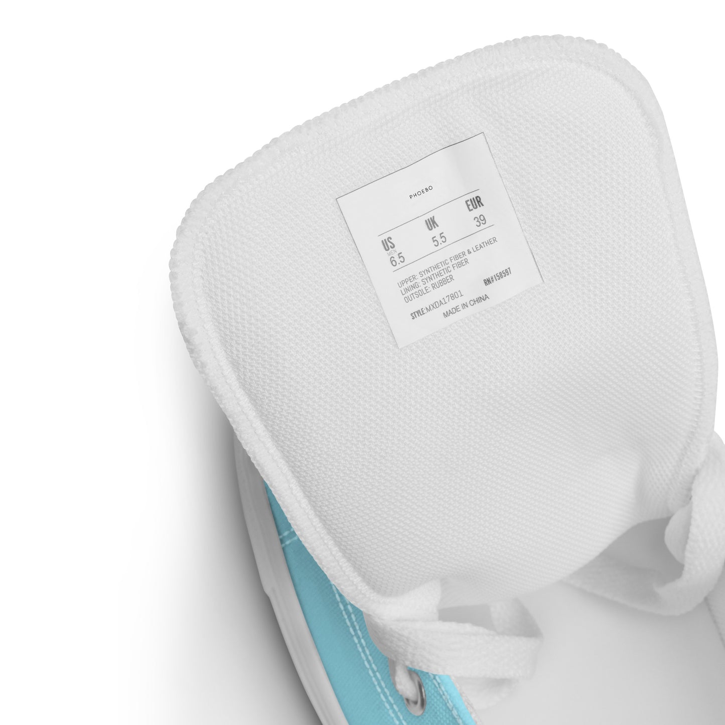 
                  
                    Light Blue Men’s High Top Canvas Shoes | Stylish, Comfortable Footwear for Everyday
                  
                