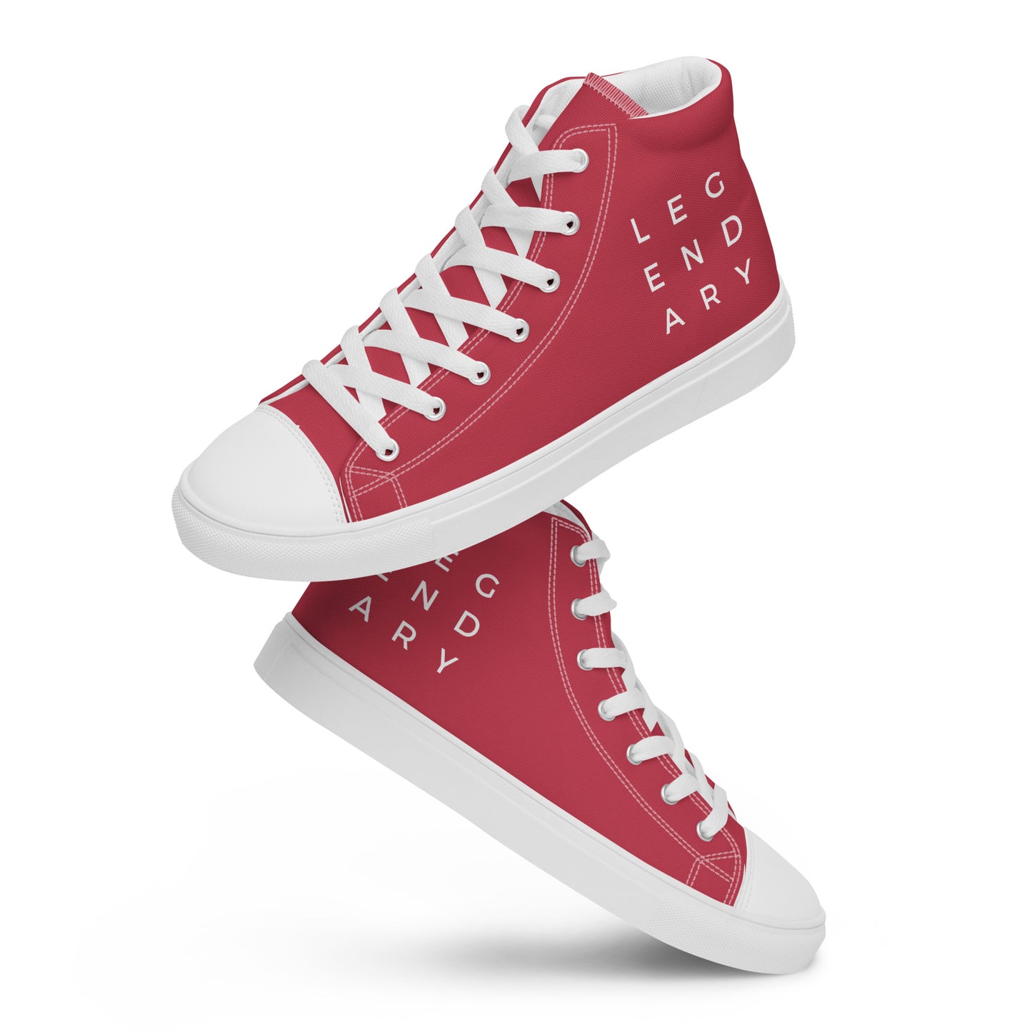 
                  
                    Vibrant Red Men’s high top shoes | LEGENDARY Print
                  
                