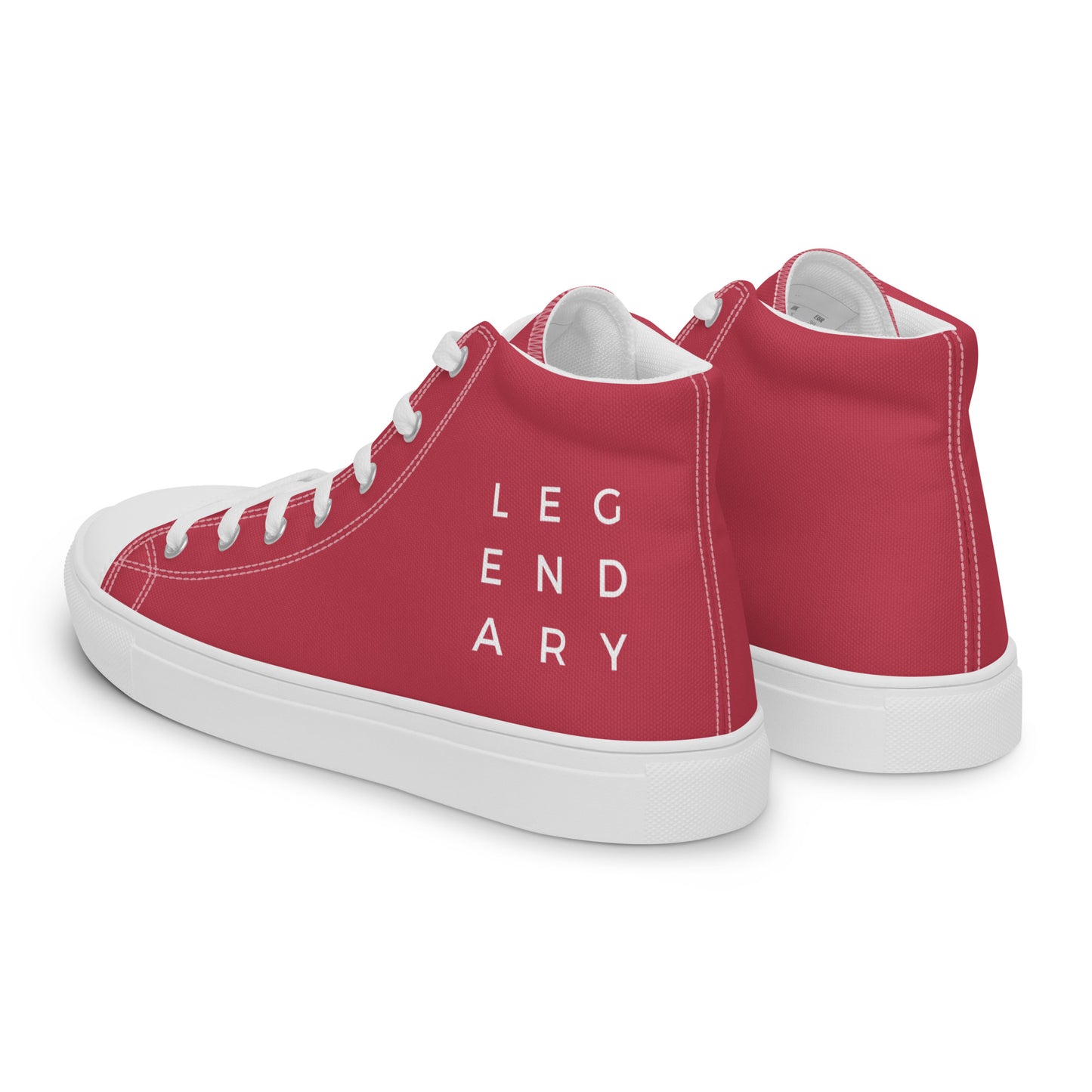 
                  
                    Vibrant Red Men’s high top shoes | LEGENDARY Print
                  
                