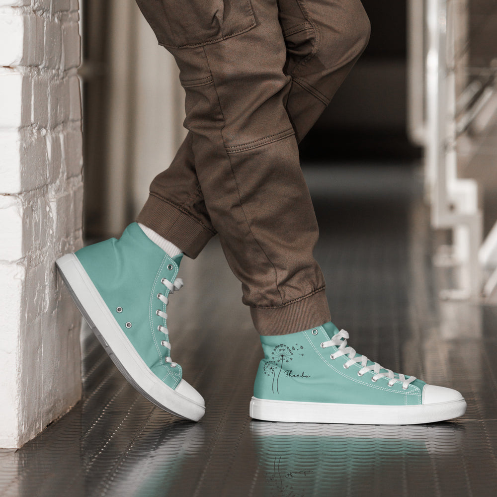 
                  
                    Light Blue Men’s High Top Shoes | Trendy and Comfortable Footwear
                  
                