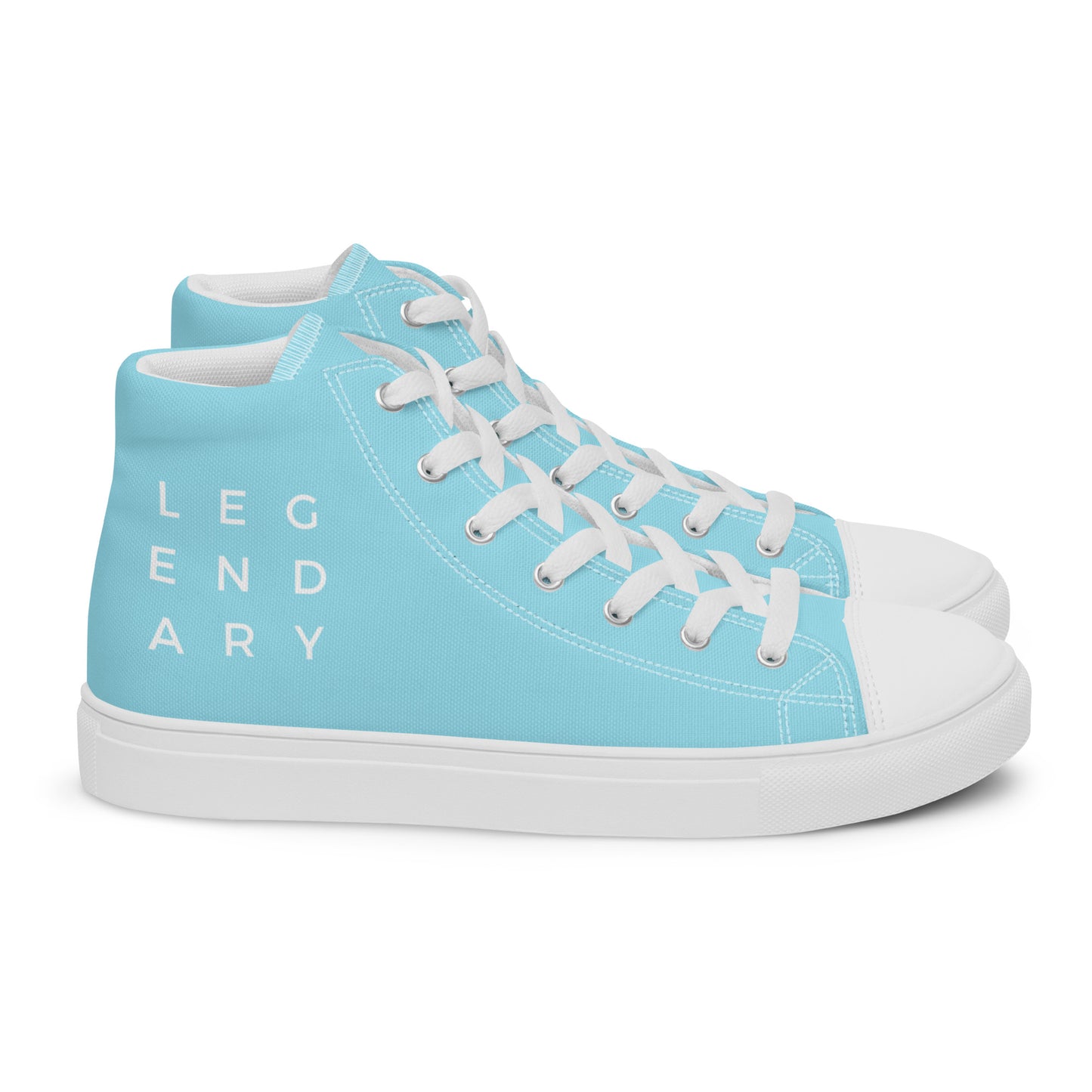 
                  
                    Light Blue Men’s High Top Canvas Shoes | Stylish, Comfortable Footwear for Everyday
                  
                