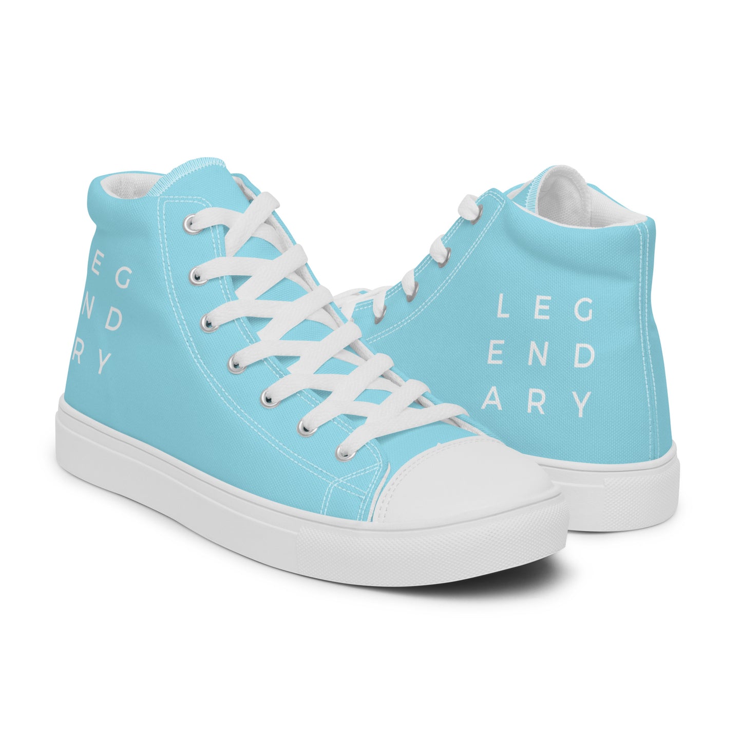 
                  
                    Light Blue Men’s High Top Canvas Shoes | Stylish, Comfortable Footwear for Everyday
                  
                