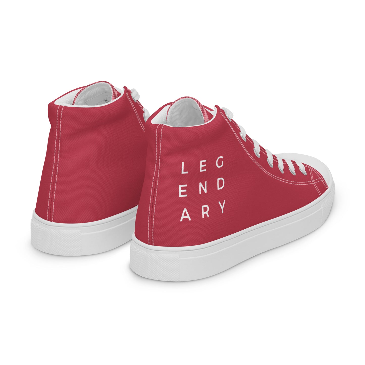 
                  
                    Vibrant Red Men’s high top shoes | LEGENDARY Print
                  
                