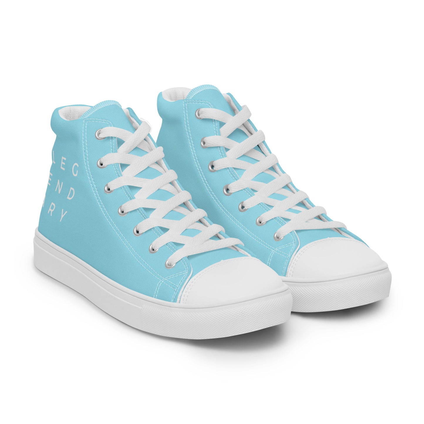 
                  
                    Light Blue Men’s High Top Canvas Shoes | Stylish, Comfortable Footwear for Everyday
                  
                