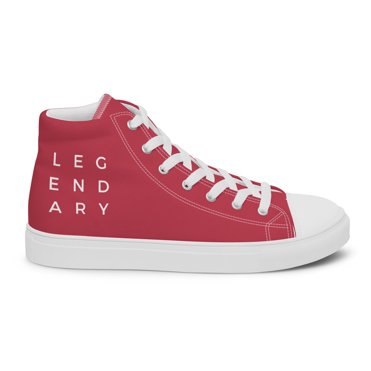 
                  
                    Vibrant Red Men’s high top shoes | LEGENDARY Print
                  
                