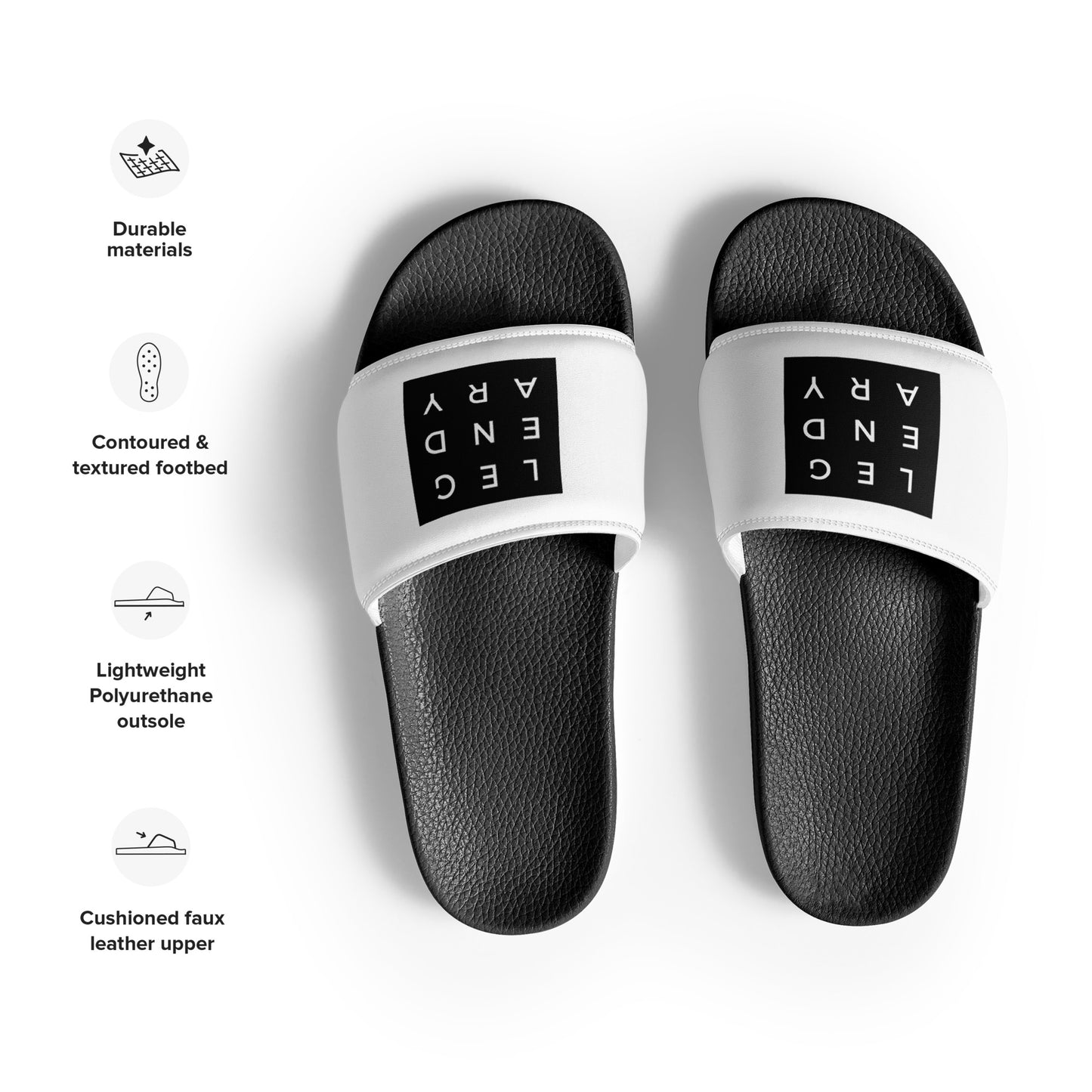 
                  
                    Legendary Men’s Slides | Comfortable, Lightweight, Slip-On Sandals
                  
                