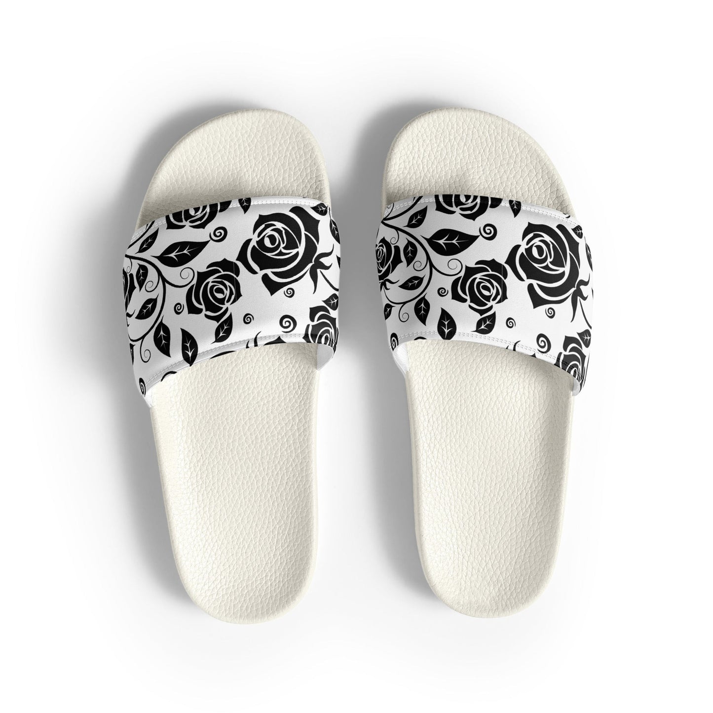 
                  
                    Floral White Men’s slides
                  
                