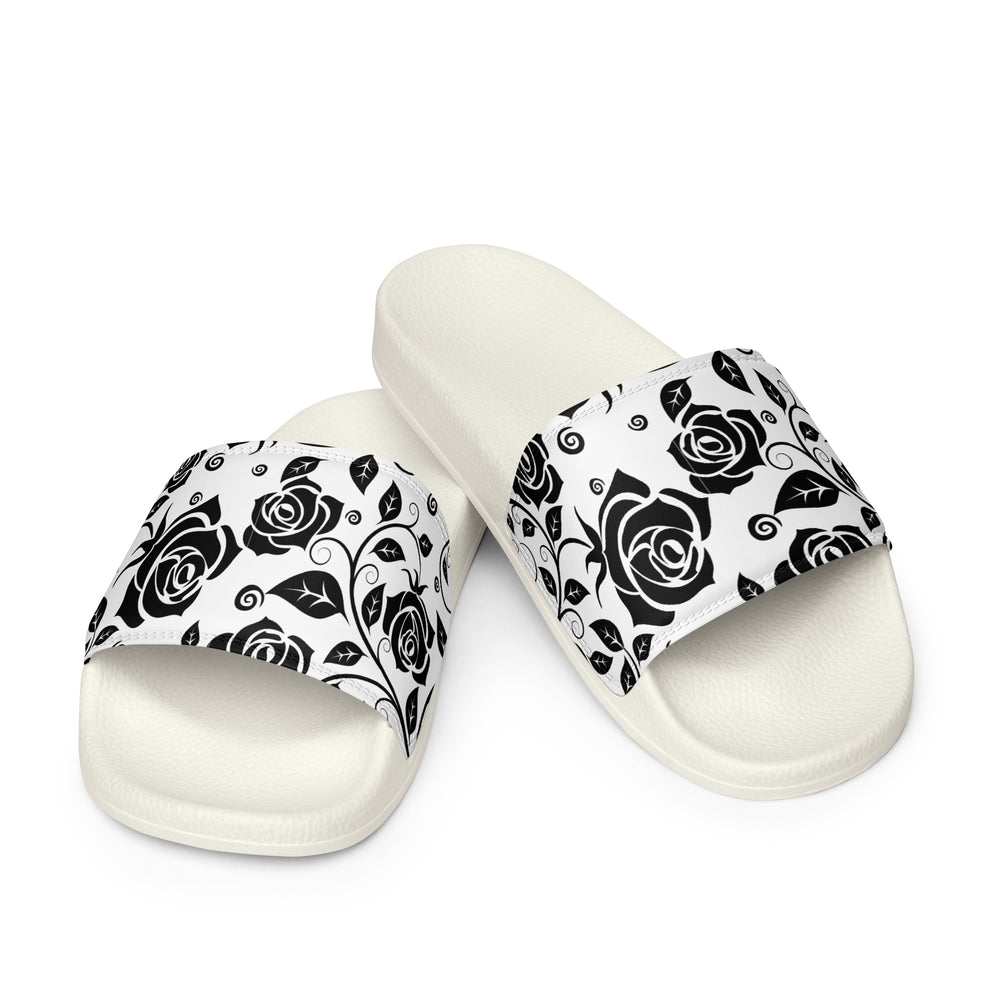 
                  
                    Floral White Men’s slides
                  
                